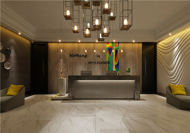 西安西夏文化宫酒店装修设计|艺术与线条的完美结合。