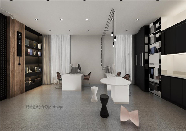西安镹臻创新办公室装修|简约时尚与线条的完美刻画。