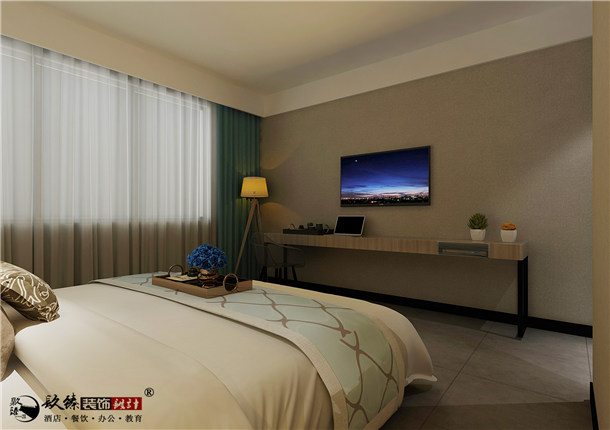 西安白云酒店装修设计|在有限的空间中创造出完美的功能，高雅、典雅的风格，极富个性和舒适的环境。