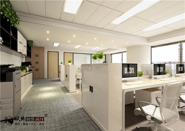 西安蒲惠办公室设计|构建一个心阅自然的室内形态空间