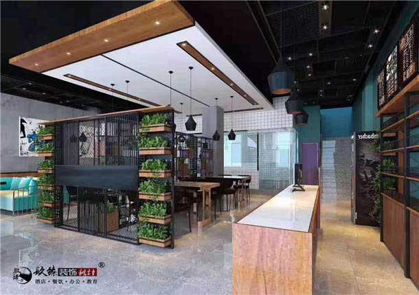 西安雅食餐厅设计|提升了店内整洁感和高品质