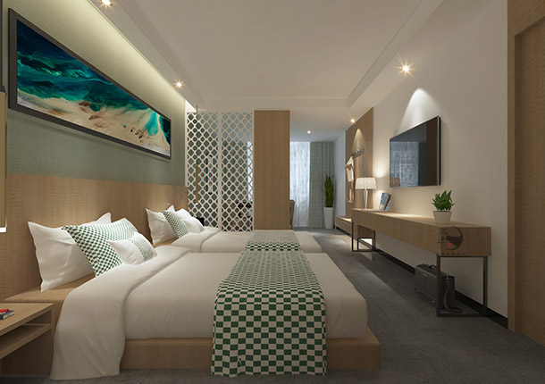 西安希顿酒店设计|让客房具有延伸性同时带来的空间的流动性