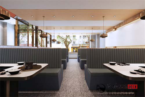 西安炙轩烤肉店设计方案鉴赏| 在洁净清爽的空间享受人间烟火味