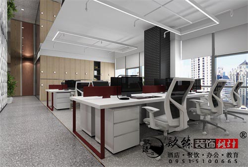 西安启峰办公室设计方案鉴赏|西安办公室设计装修公司推荐